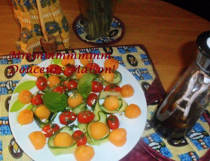 concombre melon tomates