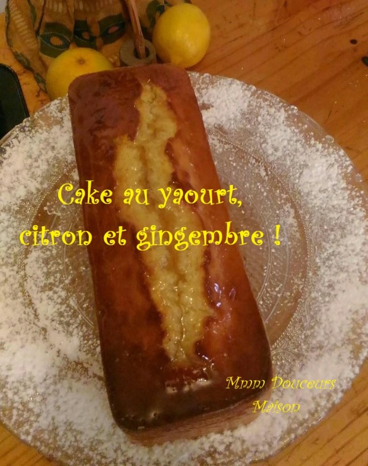 cake au yaourt et citron gingembre 3
