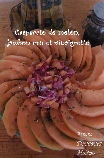 carpaccio de melon salé 2 - Copie