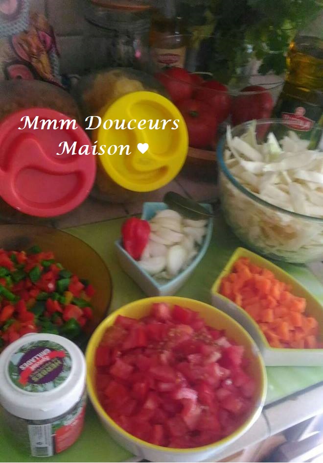 Chou sauté aux légumes 4