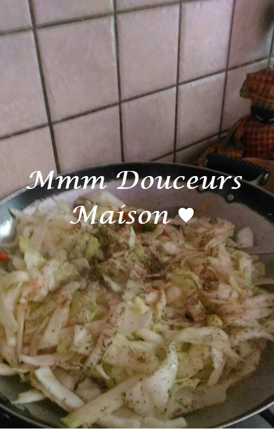 Chou sauté aux légumes 7