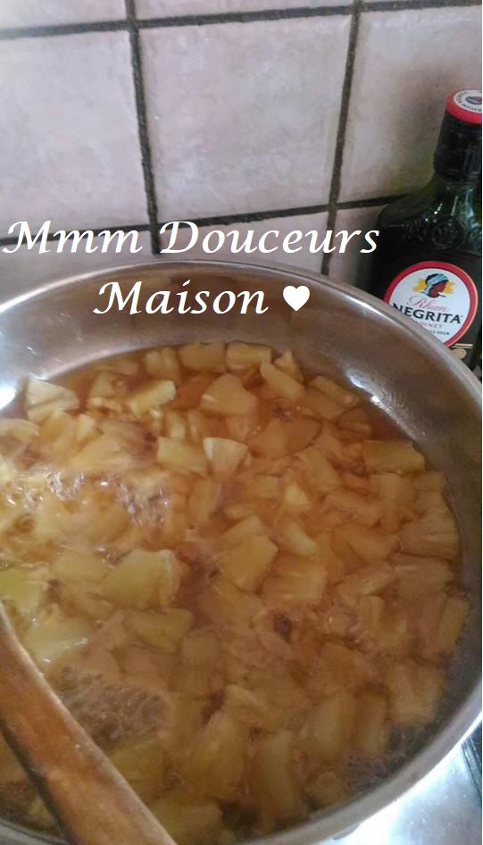 génoise à l'ananas