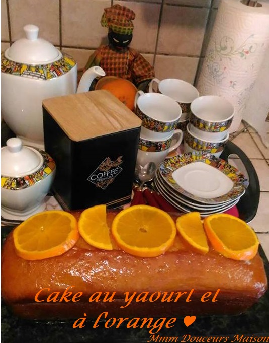 Cake au yaourt et àl 'orange