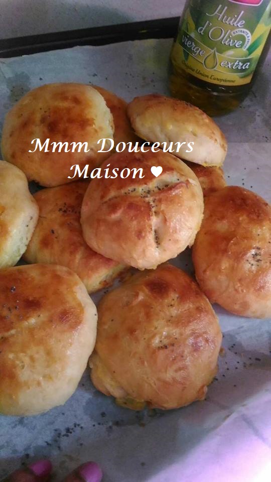petits pains sans pétrissage à l'huile d'olive 2