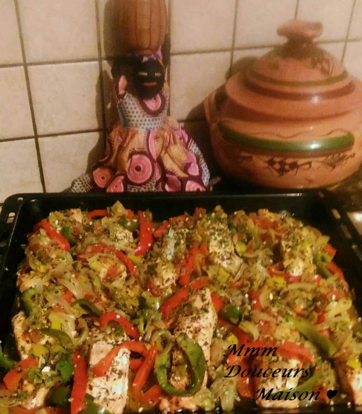 saumon aux légumes